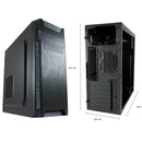 Intel Office PC - Intel Core i5 - 1TB NVME SSD - 16GB RAM - GTX 1660 - incluindo Office Professional Plus 2021, Norton 360 e USB SD Card Reader