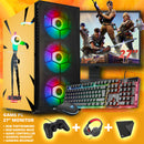 ScreenON - Complete Fortnite Gaming PC Sets - ( Game PC + 27 Inch Monitor + Toetsenbord + Muis + Controller )
