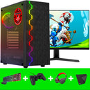 ScreenON - Gaming Set - K4 - Ryzen 3 - 512GB SSD - AMD Radeon RX Vega 8 - (GamePC + 27 Inch Monitor + Toetsenbord + Muis) + WiFi & Bluetooth