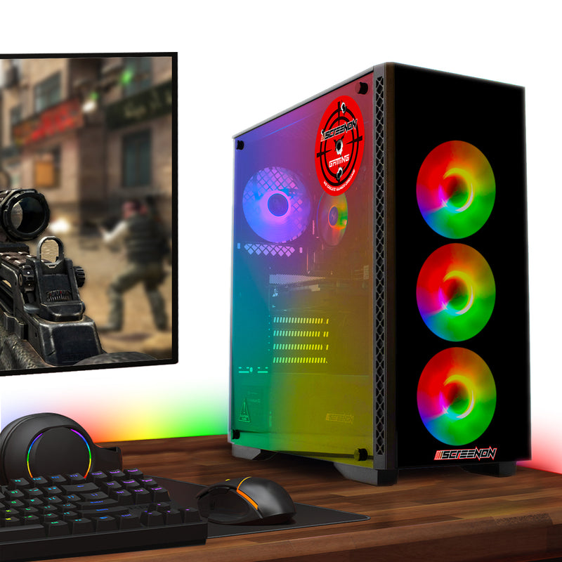 ScreenON - Ryzen 5 - 240GB M.2 SSD + 1TB HDD - RTX 3050 - GamePC.T46187