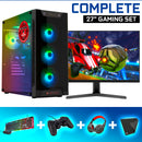 ScreenON - Gaming Set - X48187 - V2 (GamePC.X48187 + 27 Inch Monitor + Toetsenbord + Muis)