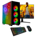 ScreenON - Gaming Set T46187 -S2 (GamePC.T46187 + 24 Inch Monitor + Toetsenbord + Muis)
