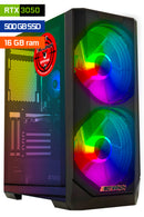 ScreenON - Ryzen 5 - 500GB M.2 SSD - 16GB RAM - Geforce RTX 3050 - Game PC E723125