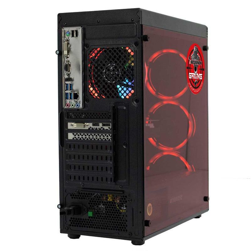 ScreenON - AMD Ryzen 5 3600 Allround Game Computer V.2 / Gaming PC - GeForce GTX 1050 Ti 4GB - 16GB RAM - 240GB SSD - 1TB HDD - Windows 10P - ScreenOn