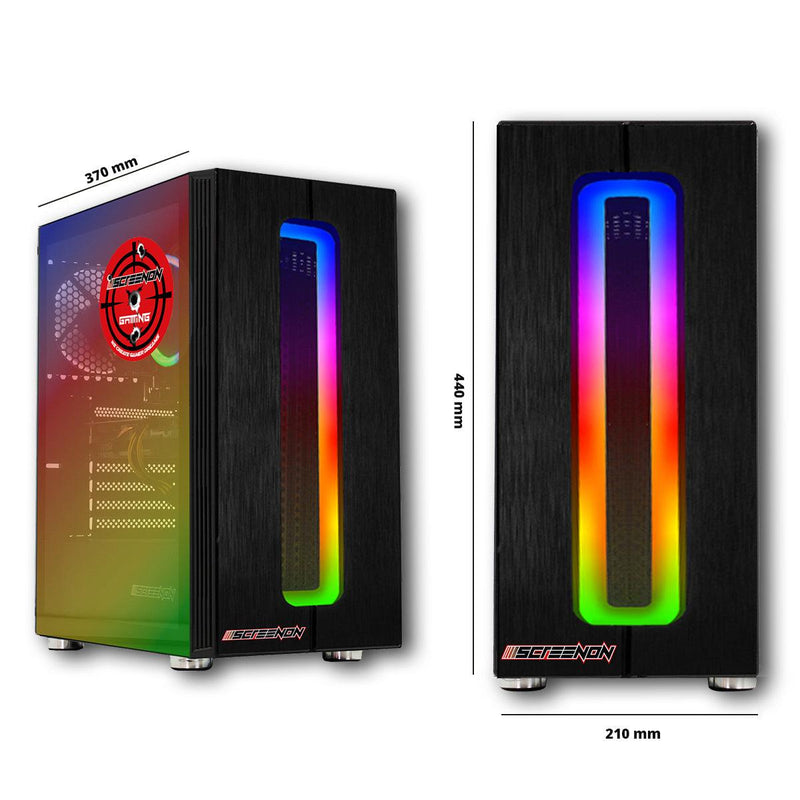 ScreenON - Cypher - Ryzen 5 - 480GB M.2 SSD - RTX 2060 Super - GamePC.X721145 - WiFi - ScreenOn