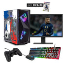ScreenON - FIFA 23 Gaming PC + gratis FIFA 23 game cadeau - Landen editions - GamePC of Gaming Sets + Game controller - ScreenOn