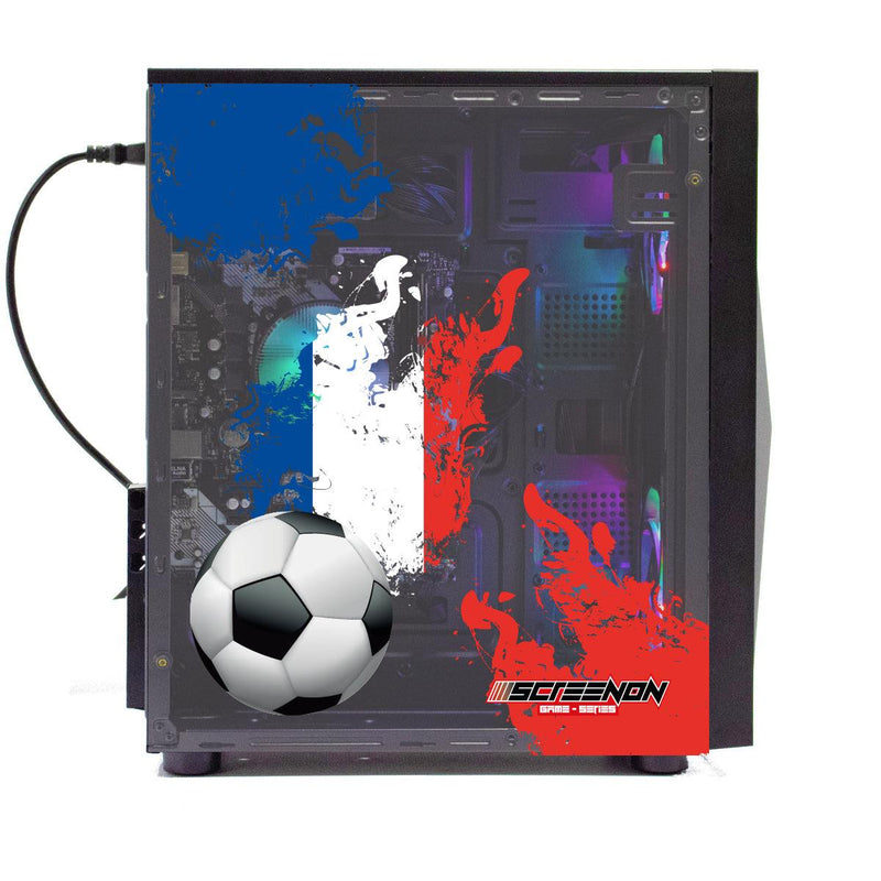 ScreenON - FIFA 23 Gaming PC Set + gratis FIFA 23 game cadeau – Frankrijk edition - (GamePC.FF23-V1103027 + 27 Inch Monitor + Toetsenbord + Muis + Game controller) - ScreenOn