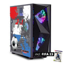 ScreenON - FIFA 23 Gaming PC Set + gratis FIFA 23 game cadeau – Nederland edition - (GamePC.FF23-V1101024 + 24 Inch Monitor + Toetsenbord + Muis + Game controller) - ScreenOn