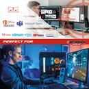 ScreenON - Game Computer / Gaming PC - Ryzen 3 - 500GB M.2 SSD - 16GB RAM - Radeon RX Vega 8 - Game PC TX86535 - Windows 11 - ScreenOn