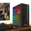 ScreenON - Gaming Set - X100127 - V2 (GamePC.X100127 + 27 Inch Monitor + Toetsenbord + Muis) - ScreenOn