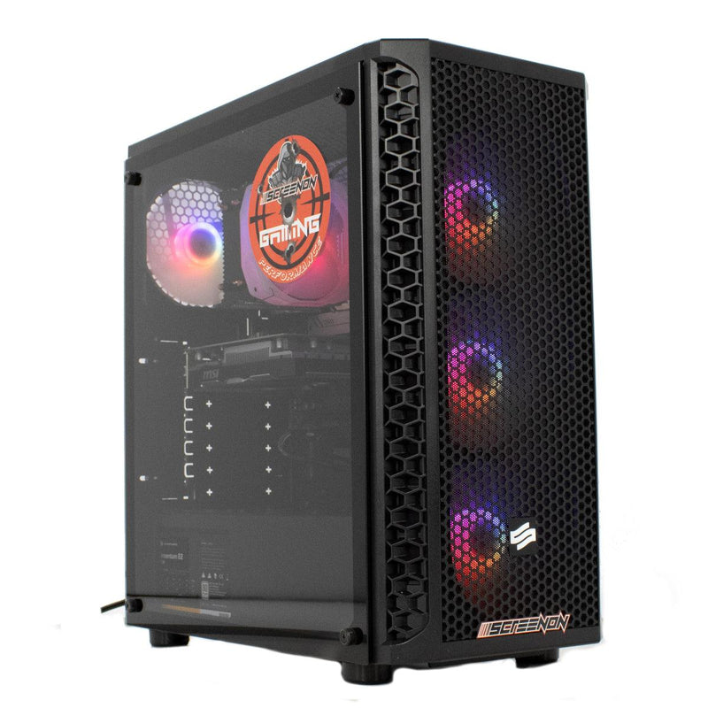 ScreenON - Gaming Set Y24684-S1 (GamePC.Y24684 + 24 Inch Monitor + Toetsenbord + Muis) - ScreenOn