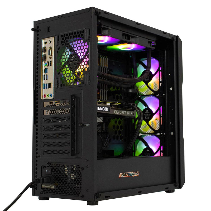 ScreenON - Intel Core i7 - 480GB M.2 SSD + 1TB HDD - RTX-3060 - GamePC.X52184 - WiFi - ScreenOn
