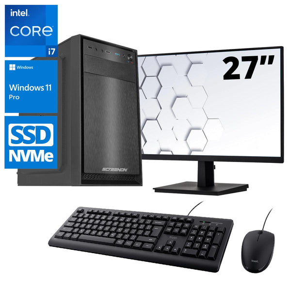 ScreenON - Office Set - Z60041 - V2 - (OfficePC.Z60041 + 27 Inch Monitor + Toetsenbord + Muis) - ScreenOn