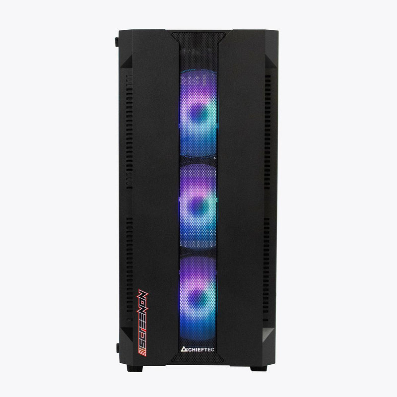 ScreenON - Racing Gaming Set + AMG Flag - F3315024 - (GamePC.F13050 + 24 Inch Monitor + Toetsenbord + Muis + Controller + Gratis AMG Flag) - ScreenOn