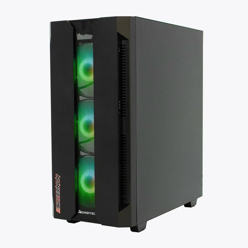 ScreenON - Racing Gaming Set + Ferrari Flag - F5215027 - (GamePC.F12050 + 27 Inch Monitor + Toetsenbord + Muis + Controller + Gratis Ferrari Flag) - ScreenOn