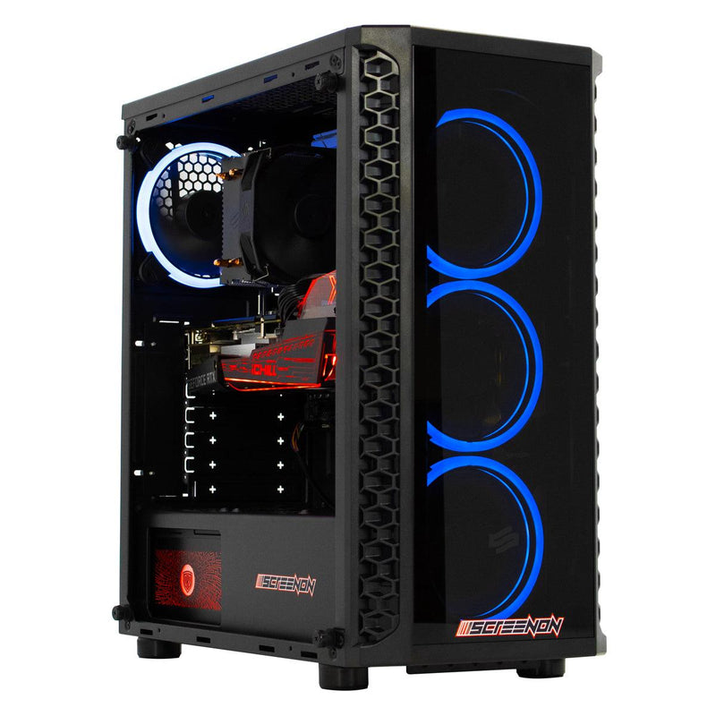ScreenON - Raptor - Ryzen 3 2200G - 240GB M.2 SSD - GTX 1630 4GB - GamePC.V22520 - WiFi - ScreenOn